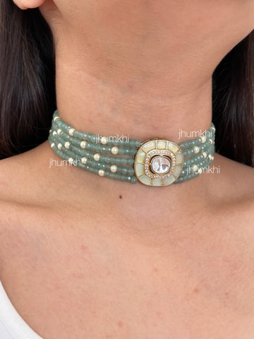 Chic uncut kundan choker