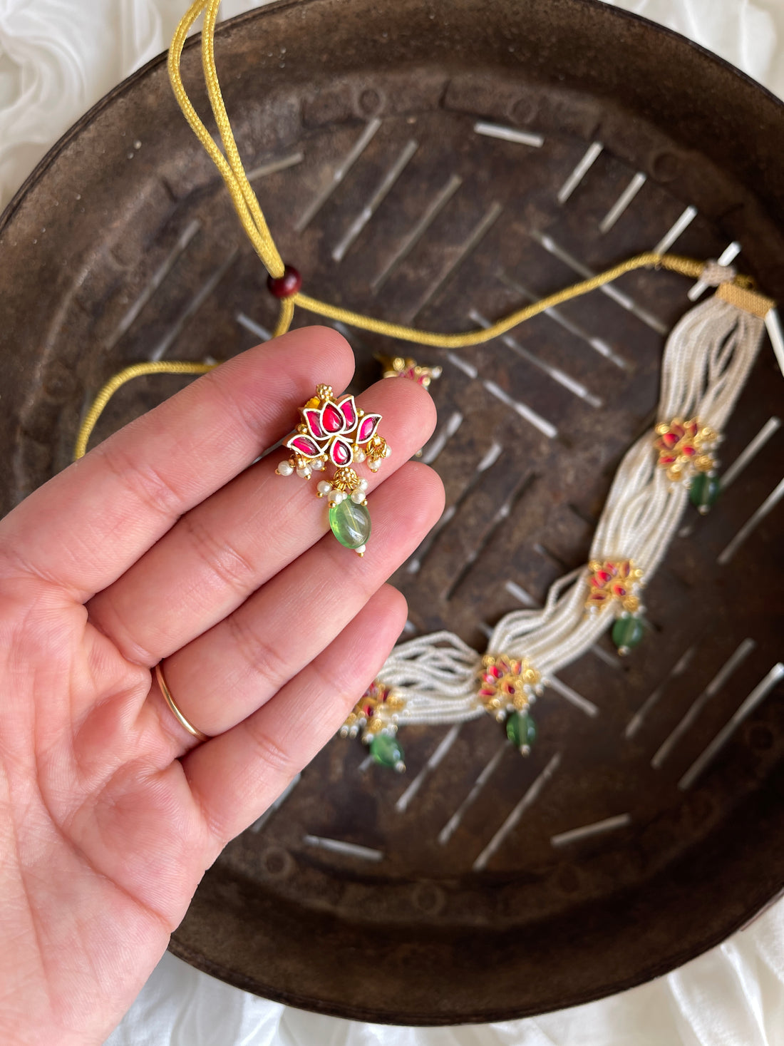 Kamal jadau choker set