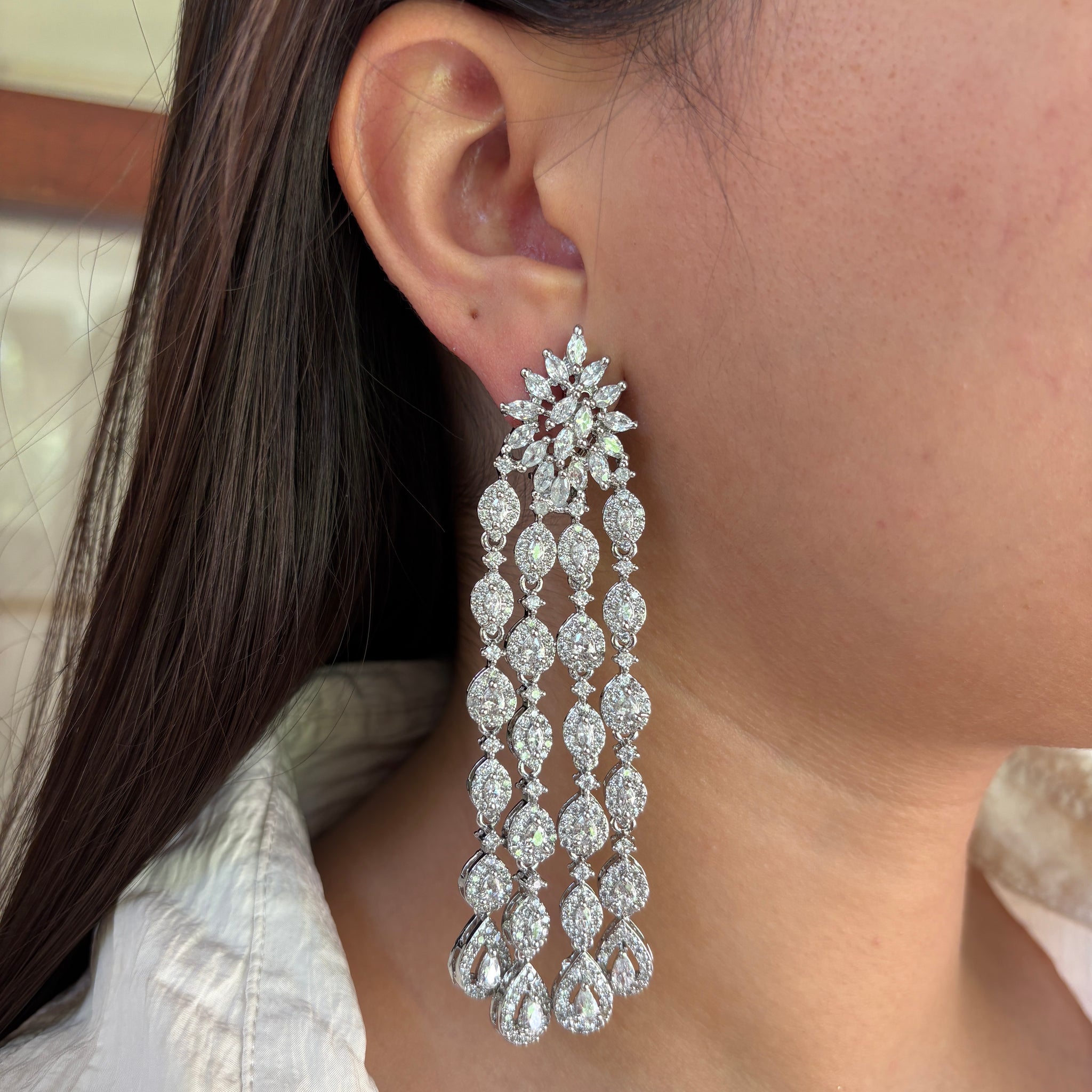 Waterfall AD Cocktail Earrings