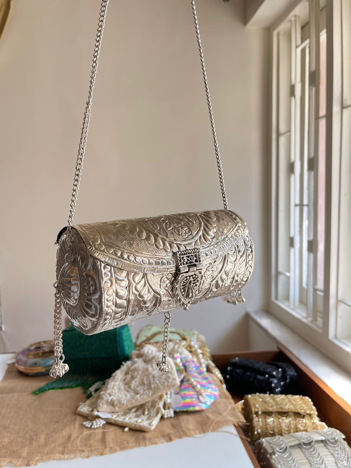 Silver Capsule Bag