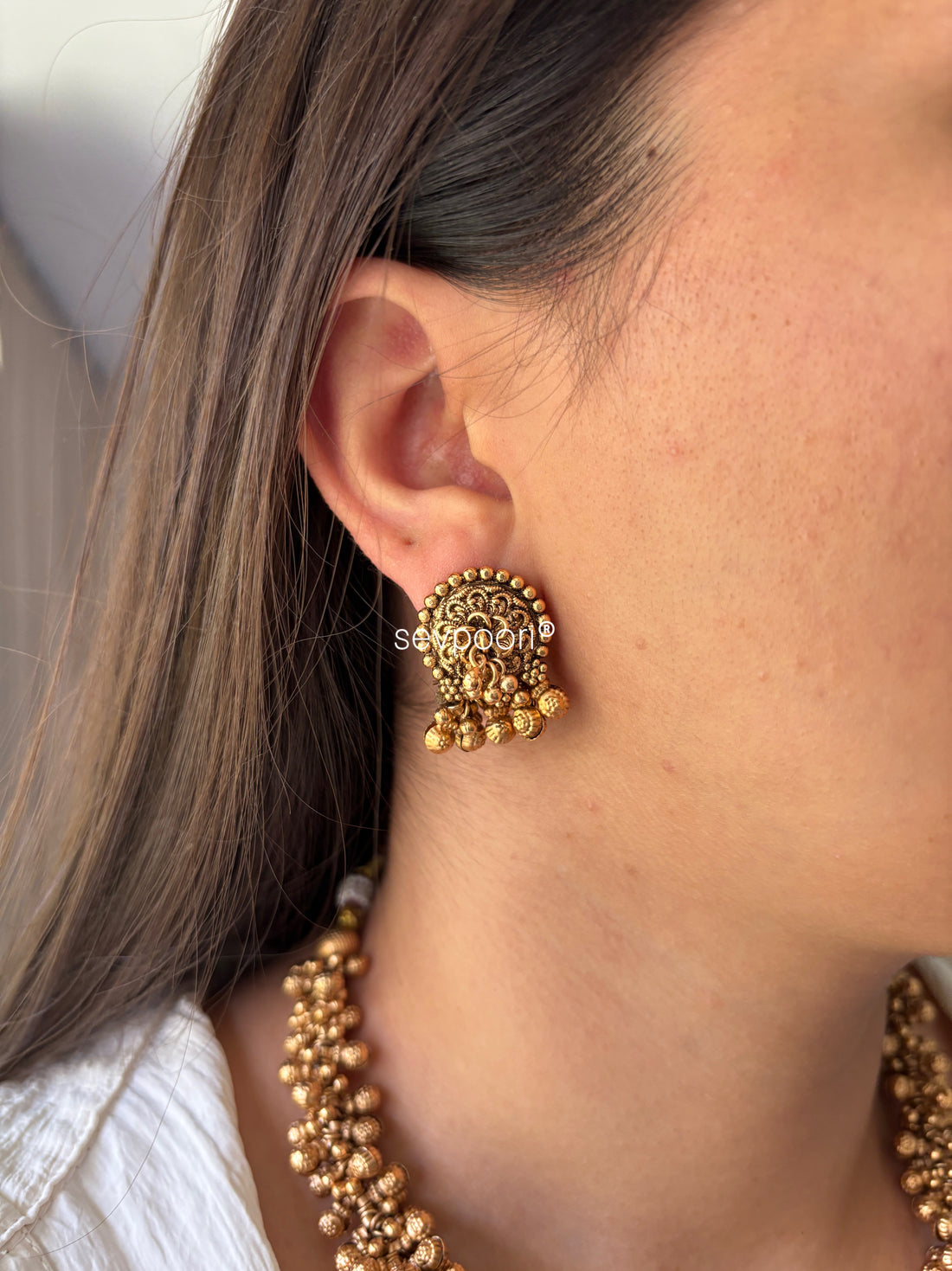 Rajwadi Ghunghroo Necklace Set